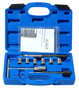 Инструмент очистки гнезд инжекторов дизелей (10 предметов) TA-C1013 AE&T