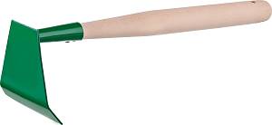 Мотыжка малая, РОСТОК 39662, с деревянной ручкой, ширина рабочей части - 85мм